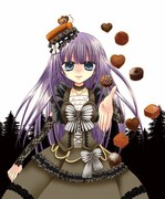 「ショコラの魔法」原作ビジュアル。イラストで哀川ショコラが着ているドレスが商品化された。