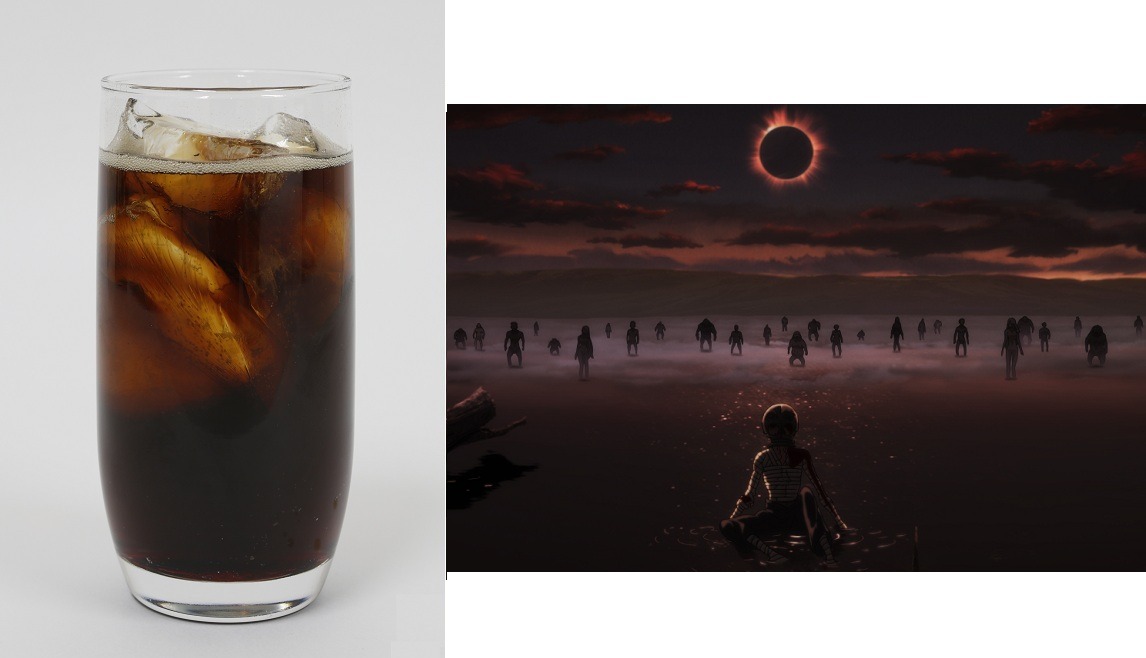 4劇場で提供されるドリンク「蝕」。（c）三浦建太郎（スタジオ我画）・白泉社/BERSERK FILM PARTNERS