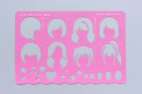 「まんが家セット」のステンシル。