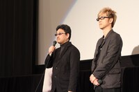 「ベルセルク 黄金時代篇III 降臨」舞台挨拶の様子。