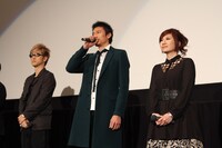 「ベルセルク 黄金時代篇III 降臨」舞台挨拶の様子。