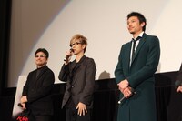 「ベルセルク 黄金時代篇III 降臨」舞台挨拶の様子。