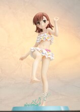 フィギュア「御坂美琴―ビーチサイド―」。全高は約235mm。(C)鎌池和馬／冬川基／アスキー・メディアワークス／PROJECT-RAILGUN