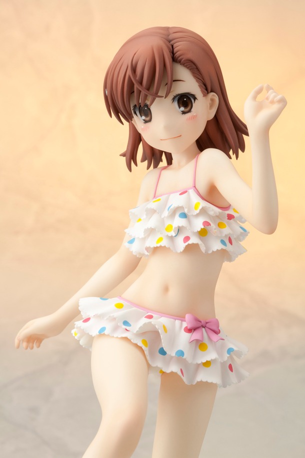 フィギュア「御坂美琴―ビーチサイド―」(C)鎌池和馬／冬川基／アスキー・メディアワークス／PROJECT-RAILGUN