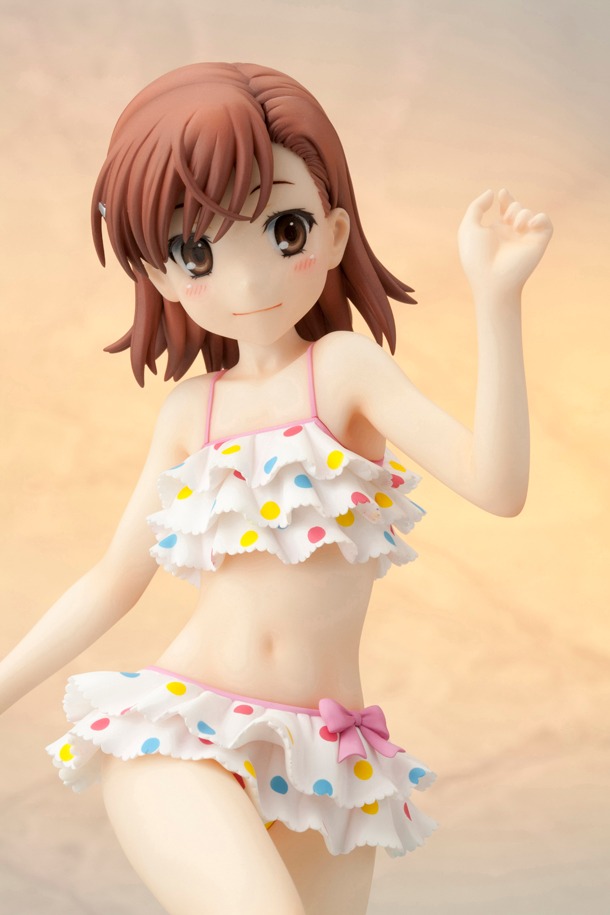 フィギュア「御坂美琴―ビーチサイド―」(C)鎌池和馬／冬川基／アスキー・メディアワークス／PROJECT-RAILGUN