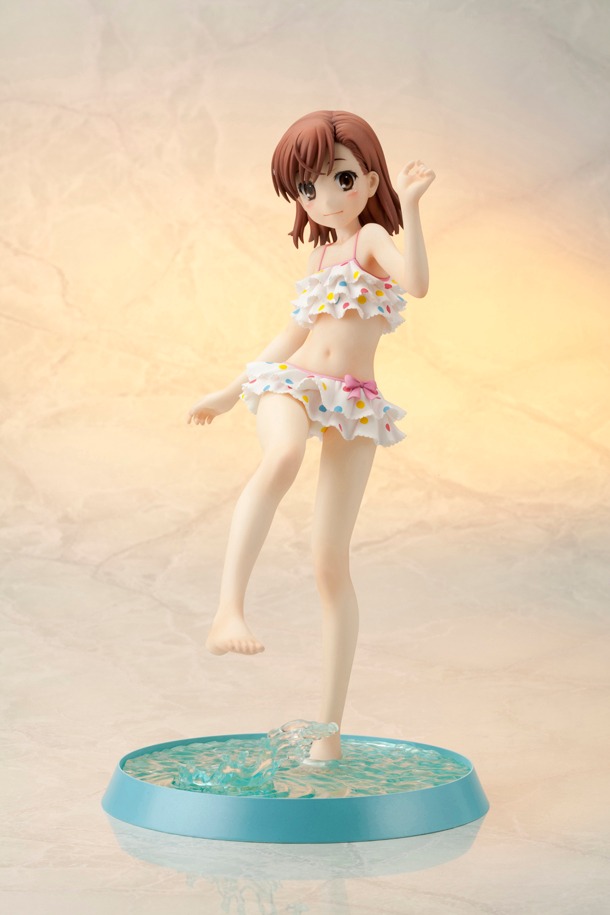フィギュア「御坂美琴―ビーチサイド―」(C)鎌池和馬／冬川基／アスキー・メディアワークス／PROJECT-RAILGUN