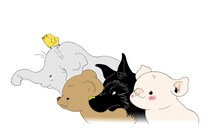 4月号から始まる、鈴木志保「パレードはどこへ行くの？」の予告カット。