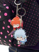 「銀魂」つままれキーホルダーをバッグに付けた様子。※写真は開発中のサンプル画像。(C)空知英秋／集英社・テレビ東京・電通・サンライズ・アニプレックス