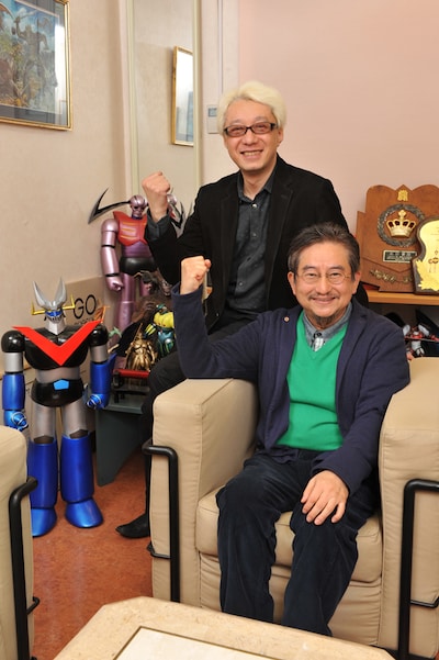 週刊漫画ゴラク2月22日号に掲載されている、永井豪と手塚眞の対談より。