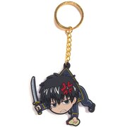 「銀魂」土方つままれキーホルダー。※写真は開発中のサンプル画像。(C)空知英秋／集英社・テレビ東京・電通・サンライズ・アニプレックス