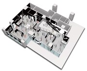 「マンガの家」1階イメージ。