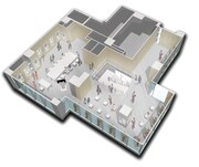 「マンガの家」2階イメージ。