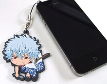 「銀魂」銀時つままれストラップ。※写真は開発中のサンプル画像。(C)空知英秋／集英社・テレビ東京・電通・サンライズ・アニプレックス