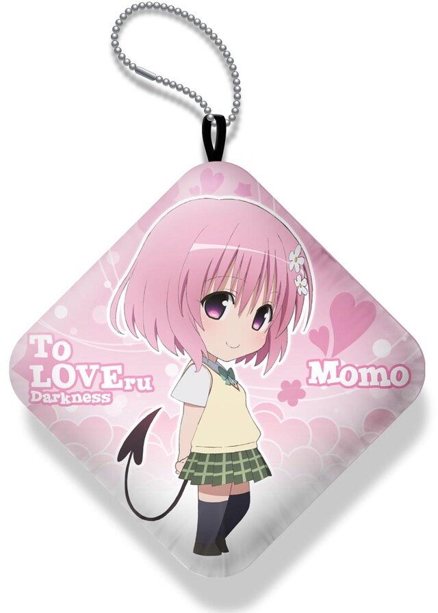 「『To LOVEる-とらぶる-ダークネス』ぷにぷにうで枕・モモ」オモテ面。(C)矢吹健太朗・長谷見沙貴／集英社・とらぶるダークネス製作委員会