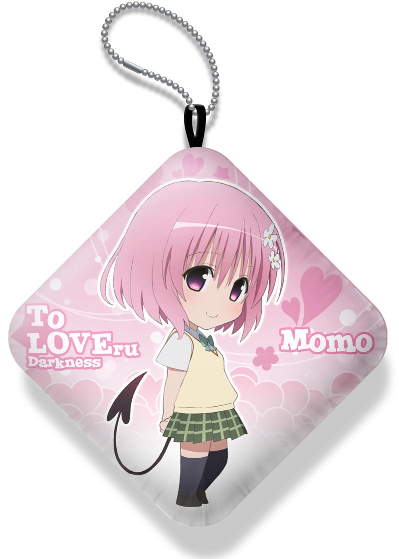 「『To LOVEる-とらぶる-ダークネス』ぷにぷにうで枕・モモ」オモテ面。(C)矢吹健太朗・長谷見沙貴／集英社・とらぶるダークネス製作委員会