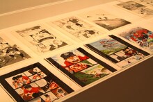 石塚真一「岳 みんなの山」の原画。