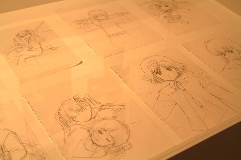 相田裕「GUNSLINGER GIRL」カラーイラストのラフ。