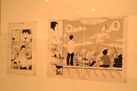 真造圭伍「ぼくらのフンカ祭」のモノクロ原稿。