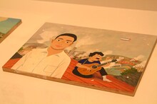 真造圭伍「ぼくらのフンカ祭」の原画。