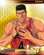 ソーシャルゲーム「SLAM DUNK～目指せ！最強チーム!!～」のカード。(C)井上雄彦・アイティープランニング・東映アニメーション