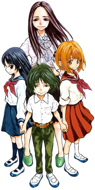 モリタイシがコミカライズする「くちびるに歌を」カット。