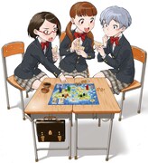 中道裕大の新連載「放課後さいころ倶楽部」カット。