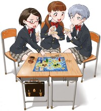 中道裕大の新連載「放課後さいころ倶楽部」カット。