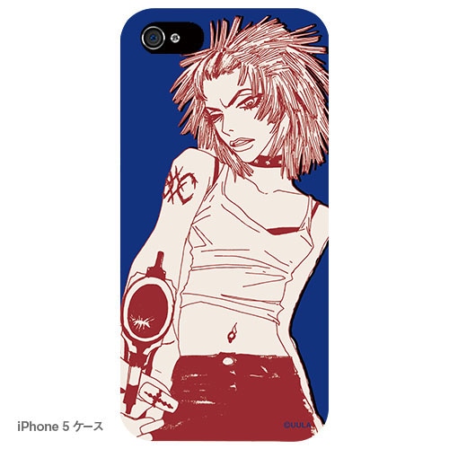 バッファロー5人娘 iPhone 5, 4/4Sケース「マットタイプ」スージー。写真はiPhone5のケース。