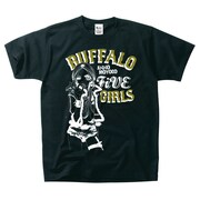「バッファロー5人娘サインペインティングTシャツ」スタンダードボディ（黒）