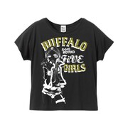 「バッファロー5人娘サインペインティングTシャツ」ドルマンスリーブ（黒）