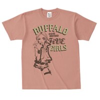 「バッファロー5人娘サインペインティングTシャツ」スタンダードボディ（サーモンピンク）