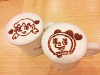カフェラテの「ドラミちゃんSFバージョン」「しずかちゃんSFバージョン」。