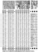 作品の掲載号が分かる一覧表「ハルタ・マトリクス」は毎号巻末に収録されている。