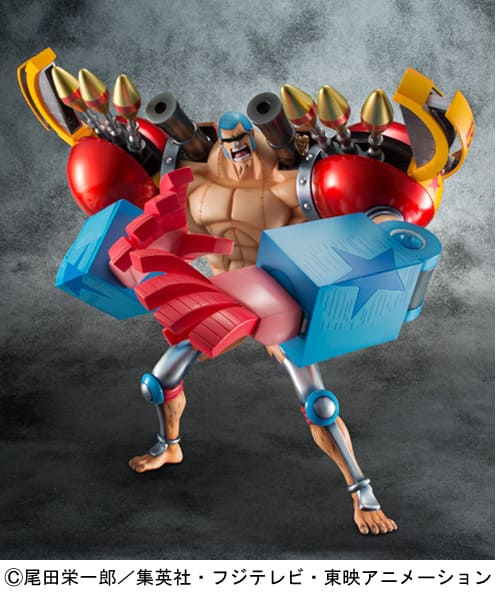 ONE PIECE」船大工フランキーの可動フィギュアが登場 - コミックナタリー