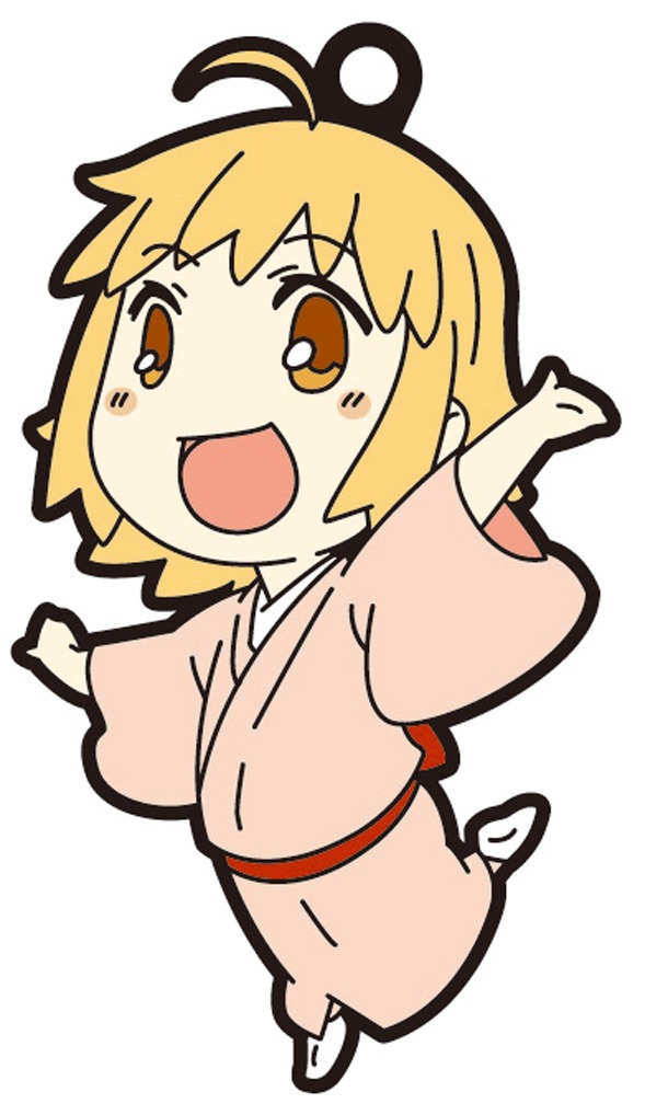 「じょしらく ラバーストラップ」より、波浪浮亭木胡桃。(C)久米田康治・ヤス・講談社／女子落語協会
