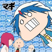 「マギ」もふもふミニタオル・アラジン（ギャグ顔）(C)大高忍／小学館・マギ製作委員会・MBS