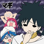 「マギ」もふもふミニタオル・ジュダル（ギャグ顔）(C)大高忍／小学館・マギ製作委員会・MBS