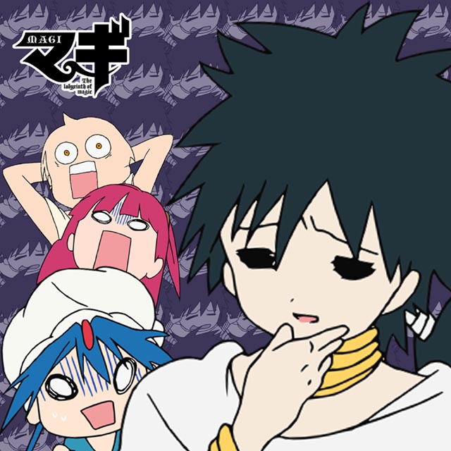 「マギ」もふもふミニタオル・ジュダル（ギャグ顔）(C)大高忍／小学館・マギ製作委員会・MBS