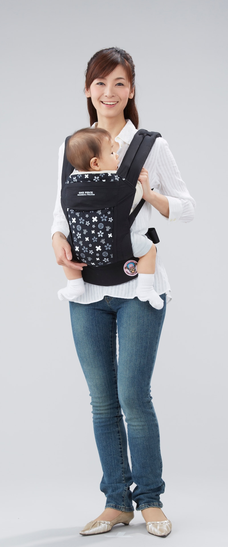 「ONE PIECE ベビーキャリー～チョッパー新世界Ver～」使用例。（c）尾田栄一郎／集英社・フジテレビ・東映アニメーション