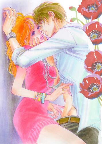 おかざき真里が執筆した「フルール」ルージュラインのイメージイラスト。