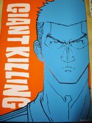 「GIANT KILLING」のサイン入り描き下ろしイラスト。村越バーション。サイズは333×242mmのキャンバスF4号。