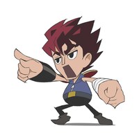 「DD北斗の拳」のケンシロウ。(C)武論尊・原哲夫/NSP 1983, (C)DD北斗の拳 2013