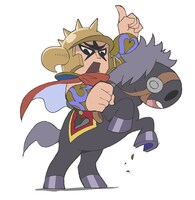 「DD北斗の拳」のラオウ。(C)武論尊・原哲夫/NSP 1983, (C)DD北斗の拳 2013