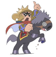 「DD北斗の拳」のラオウ。(C)武論尊・原哲夫/NSP 1983, (C)DD北斗の拳 2013