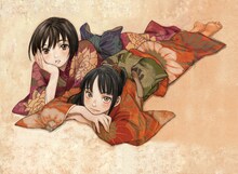 「冬目景画集 20─twenty─」本体の表紙イラスト。