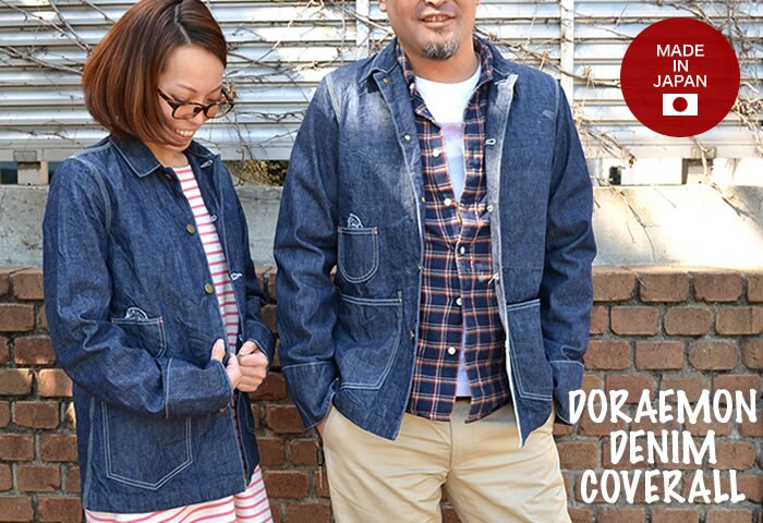 「ドラえもん」デニムカバーオール(C)Fujiko-Pro,Shogakukan,TV-Asahi,Shin-ei,and ADK