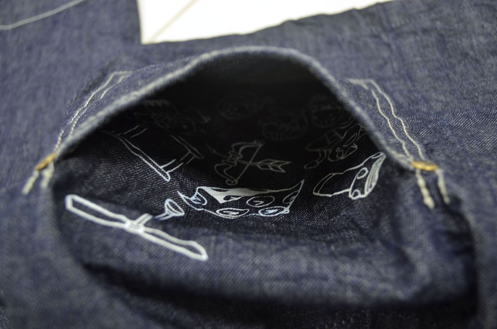 「ドラえもん」デニムカバーオール(C)Fujiko-Pro,Shogakukan,TV-Asahi,Shin-ei,and ADK