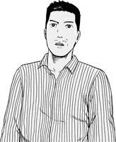 謎の教授。超能力の研究者。嘉郎の住む町（愛知県豊橋市・東三河市近辺）で次々と出現する能力者に関して、何か知っている様子。ダンディーだが、常に助手・秋山の乳を揉んだり、顔をうずめたりしている。その理由は不明。(C)若林公徳／講談社