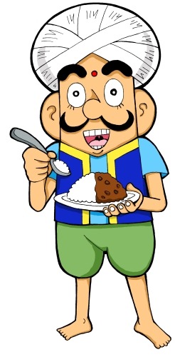「激辛！カレー王子」の主人公・カレー王子。 (C)加茂誠／集英社