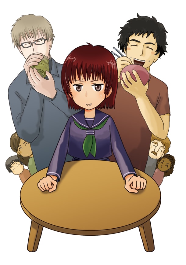 「居間には今 外国人がいます。」カット (C)駒倉葛尾／双葉社